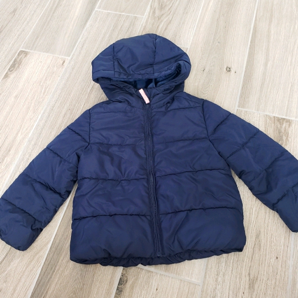 The children's place navy puff jacket 3T